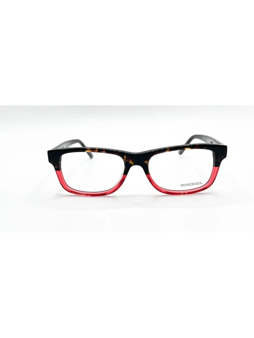 Diesel Dl 5001 044 Tortoise/Red Authentic Eyeglasses 54-17-145
